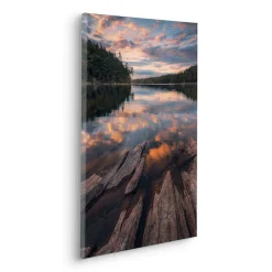 Komar Leinwandbild »Swedish Structures - Größe 40 x 60 cm« Baum | Berge | Blumen | Blätter | Foto | Jahreszeiten | Landschaft | Meer