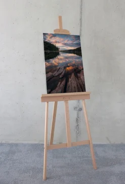 Komar Leinwandbild »Swedish Structures - Größe 40 x 60 cm« Baum | Berge | Blumen | Blätter | Foto | Jahreszeiten | Landschaft | Meer