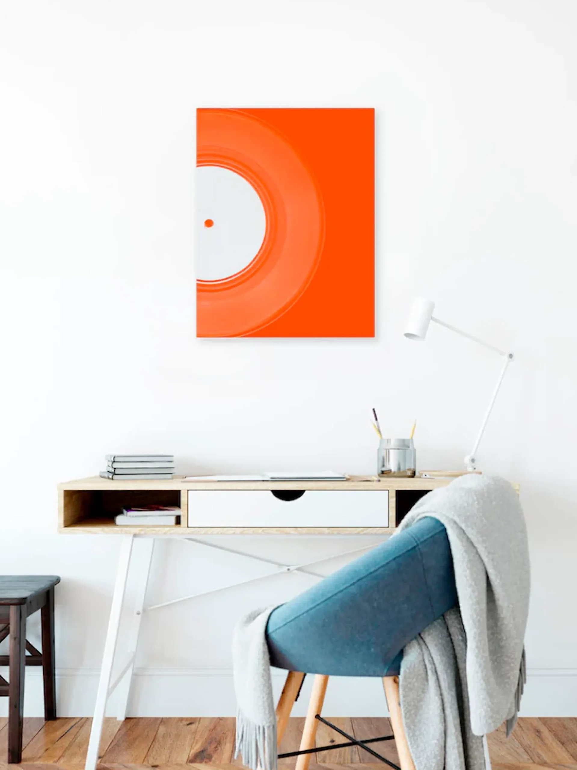 Komar Leinwandbild »White Vinyl - Größe 30 x 40 cm« Natur 1 Stk. tlg. Keilrahmenbild mi Echtholzrahmen