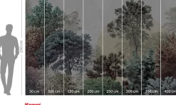 Komar Vliestapete »Digitaldruck Vlies -Bois Brumeux - Größe 400 x 250 cm« bedruckt glatt Wohnzimmer, Schlafzimmer