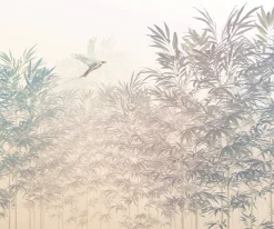 Komar Vliestapete »Digitaldruck Vlies -Bamboo Paradise - Größe 300 x 250 cm« bedruckt glatt Wohnzimmer, Schlafzimmer