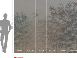 Komar Vliestapete »Digitaldruck Vlies -Bamboo Paradise - Größe 300 x 250 cm« bedruckt glatt Wohnzimmer, Schlafzimmer