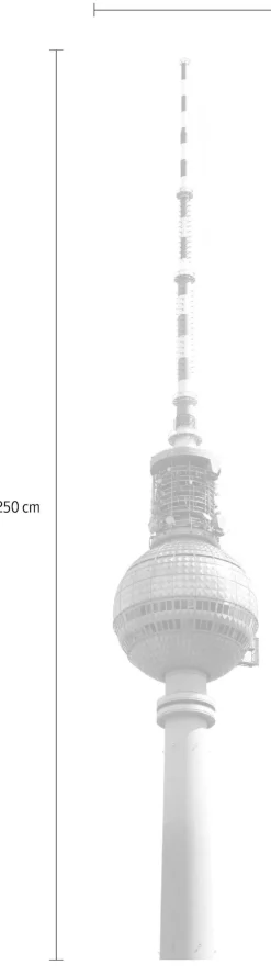 Komar Vliestapete »Digitaldruck Vlies -Fernsehturm - Größe 50 x 250 cm« bedruckt glatt Wohnzimmer, Schlafzimmer