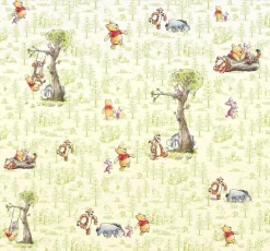 Komar Vliestapete »Digitaldruck Vlies -Winnie the Pooh Friends - Größe 300 x 280 cm« bedruckt glatt Kinderzimmer