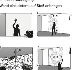 Komar Vliestapete »Digitaldruck Vlies -Victoria - Größe 400 x 260 cm« bedruckt glatt Wohnzimmer, Schlafzimmer