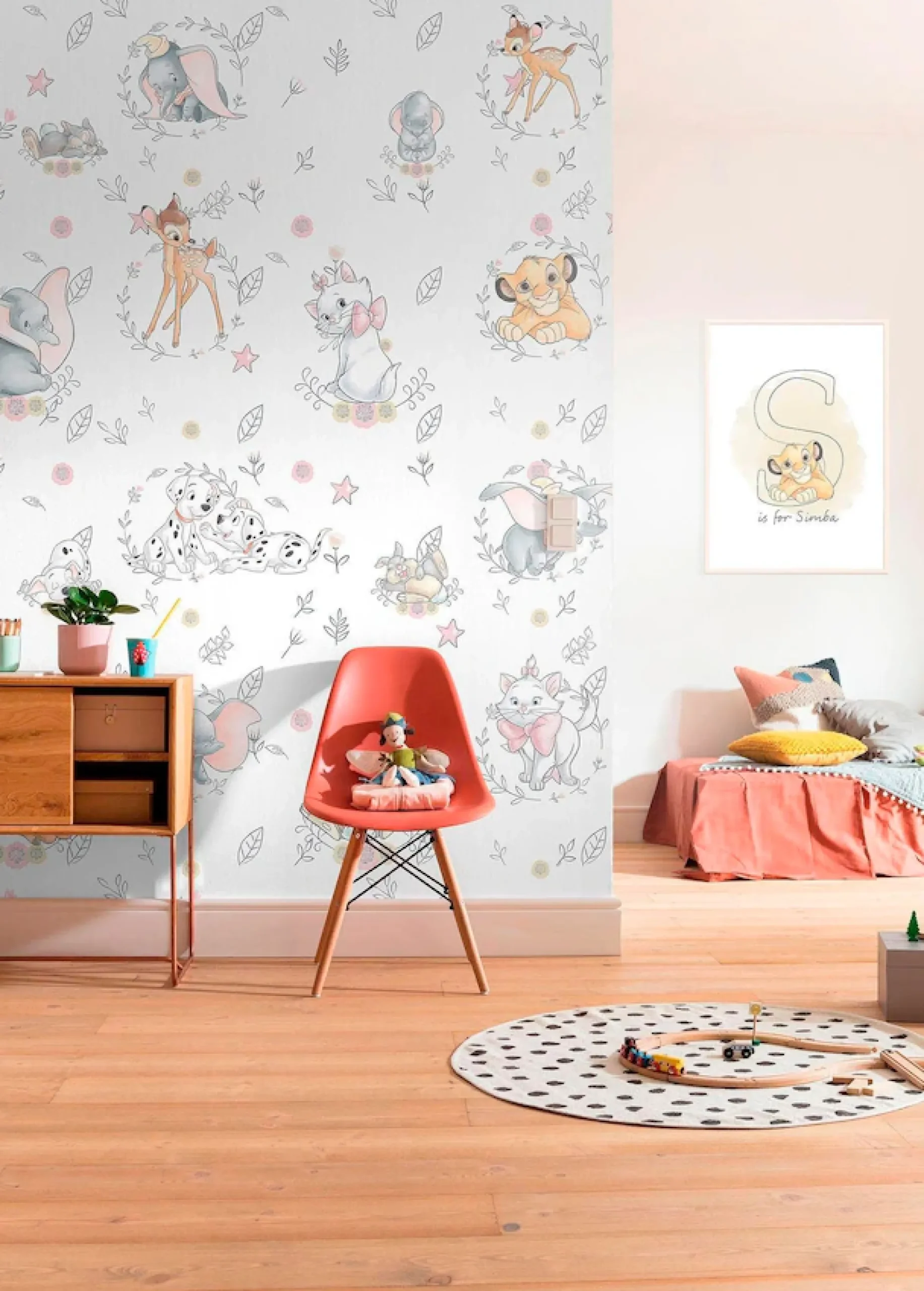 Komar Vliestapete »Digitaldruck Vlies -Best of Friends - Größe 200 x 280 cm« bedruckt glatt Kinderzimmer