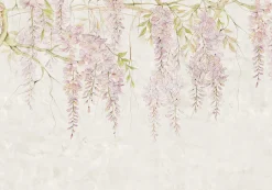 Komar Vliestapete »Digitaldruck Vlies -Wisteria - Größe 400 x 280 cm« bedruckt glatt Wohnzimmer, Schlafzimmer