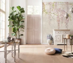 Komar Vliestapete »Digitaldruck Vlies -Wisteria - Größe 400 x 280 cm« bedruckt glatt Wohnzimmer, Schlafzimmer