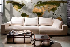 Komar Vliestapete »Digitaldruck Vlies -World - Größe 500 x 250 cm« bedruckt glatt Wohnzimmer, Schlafzimmer