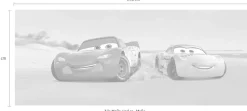 Komar Vliestapete »Digitaldruck Vlies -Cars3 Beach - Größe 100 x 250 cm« bedruckt glatt Kinderzimmer
