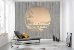 Komar Vliestapete »Digitaldruck Vlies -Land of Gold - Größe 300 x 280 cm« bedruckt glatt Wohnzimmer, Schlafzimmer