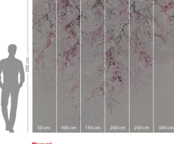 Komar Vliestapete »Digitaldruck Vlies -Kirschblüten - Größe 300 x 280 cm« bedruckt glatt Wohnzimmer, Schlafzimmer