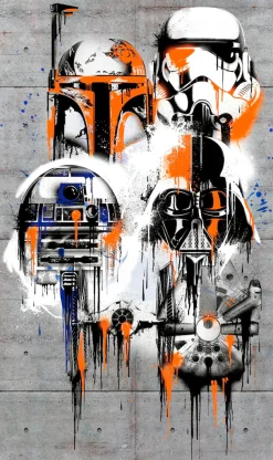 Komar Vliestapete »Digitaldruck Vlies -Star Wars Celebrate The Galaxy« bedruckt glatt Kinderzimmer