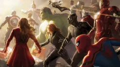 Komar Vliestapete »Digitaldruck Vlies -Avengers Final Battle - Größe 500 x 280 cm« bedruckt glatt Kinderzimmer