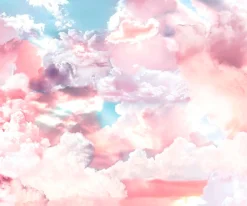 Komar Vliestapete »Digitaldruck Vlies -Clouds - Größe 300 x 250 cm« bedruckt glatt Wohnzimmer, Schlafzimmer