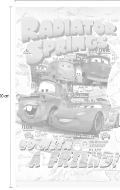 Komar Vliestapete »Digitaldruck Vlies -Cars Take The Open Road - Größe 120 x 200 cm« bedruckt glatt Kinderzimmer
