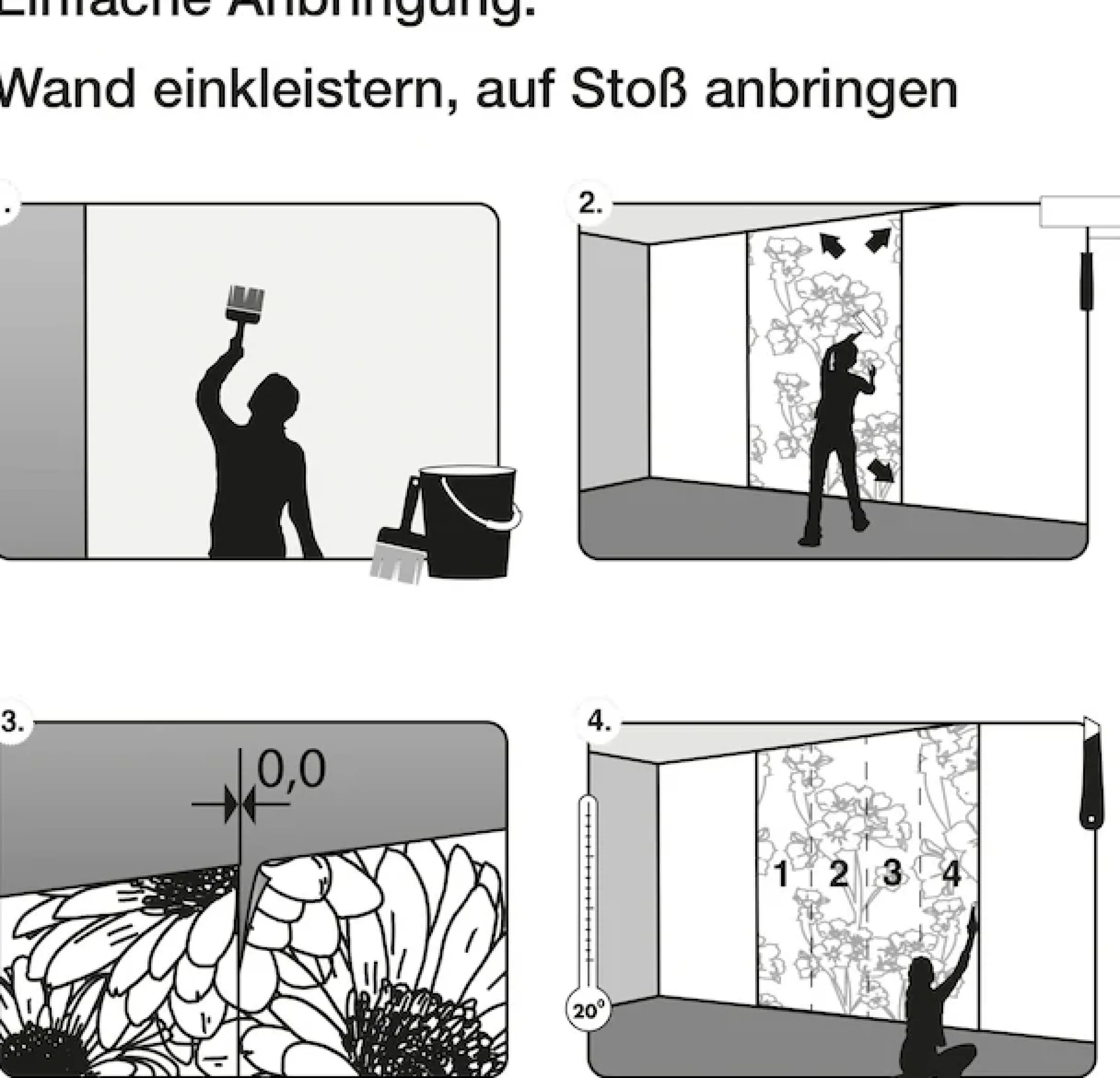 Komar Vliestapete »Digitaldruck Vlies -Temptation - Größe 400 x 260 cm« bedruckt glatt Wohnzimmer, Schlafzimmer