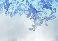 Komar Vliestapete »Digitaldruck Vlies -Blue Aura - Größe 350 x 250 cm« bedruckt glatt Wohnzimmer, Schlafzimmer