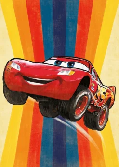 Komar Vliestapete »Digitaldruck Vlies -Cars Jump - Größe 200 x 280 cm« bedruckt glatt Kinderzimmer