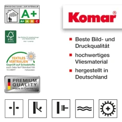 Komar Vliestapete »Digitaldruck Vlies -Cultivé - Größe 200 x 250 cm« bedruckt glatt Wohnzimmer, Schlafzimmer