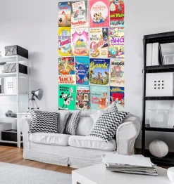 Komar Vliestapete »Digitaldruck Vlies -Disney Movie Posters Retro Girls« bedruckt glatt Kinderzimmer