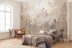 Komar Vliestapete »Digitaldruck Vlies -Dragonfly Pond - Größe 350 x 250 cm« bedruckt glatt Wohnzimmer, Schlafzimmer