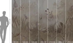 Komar Vliestapete »Digitaldruck Vlies -Dragonfly Pond - Größe 350 x 250 cm« bedruckt glatt Wohnzimmer, Schlafzimmer