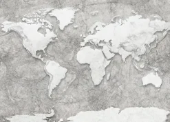Komar Vliestapete »Digitaldruck Vlies -World Relief - Größe 350 x 250 cm« bedruckt glatt Wohnzimmer, Schlafzimmer