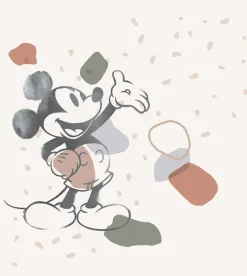 Komar Vliestapete »Digitaldruck Vlies -Mickey Organic Shapes - Größe 250 x 280 cm« bedruckt glatt Kinderzimmer