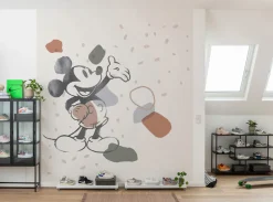 Komar Vliestapete »Digitaldruck Vlies -Mickey Organic Shapes - Größe 250 x 280 cm« bedruckt glatt Kinderzimmer
