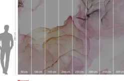 Komar Vliestapete »Digitaldruck Vlies -Shiny Fluid - Größe 400 x 280 cm« bedruckt glatt Wohnzimmer, Schlafzimmer