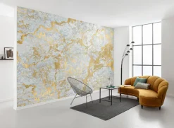 Komar Vliestapete »Digitaldruck Vlies -Marbelous - Größe 400 x 280 cm« bedruckt glatt Wohnzimmer, Schlafzimmer