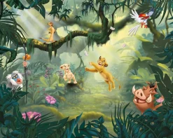 Komar Vliestapete »Digitaldruck Vlies -Lion King Hakuna Matata - Größe 350 x 280 cm« bedruckt glatt Kinderzimmer
