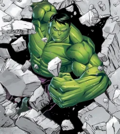 Komar Vliestapete »Digitaldruck Vlies -Hulk Breaker - Größe 250 x 280 cm« bedruckt glatt Kinderzimmer