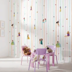 Komar Vliestapete »Disney Princesses Charmix« bedruckt glatt Rolle mit 212 x 250 cm