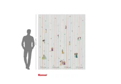 Komar Vliestapete »Disney Princesses Charmix« bedruckt glatt Rolle mit 212 x 250 cm