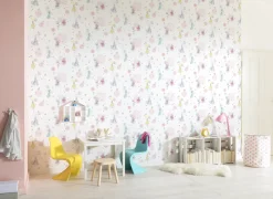Komar Vliestapete »Princess Pretty Pastel« bedruckt glatt Rolle mit 53 x 1005 cm