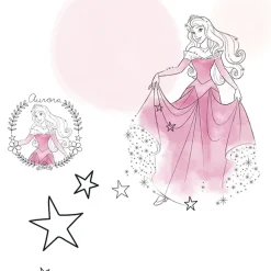 Komar Vliestapete »Princess Pretty Pastel« bedruckt glatt Rolle mit 53 x 1005 cm