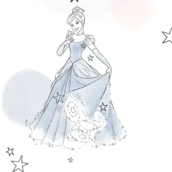 Komar Vliestapete »Princess Pretty Pastel« bedruckt glatt Rolle mit 53 x 1005 cm
