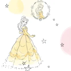 Komar Vliestapete »Princess Pretty Pastel« bedruckt glatt Rolle mit 53 x 1005 cm