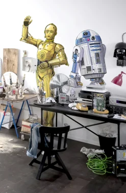 Komar Vliestapete »Selbstklebende Vlies - Star Wars XXL R2D2 - Größe 127 x 120 cm« bedruckt glatt Kinderzimmer