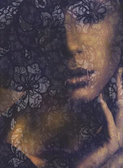 Komar Vliestapete »Vlies- Lace - Größe 184 x 248 cm« bedruckt glatt Wohnzimmer, Schlafzimmer