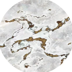 Komar Vliestapete »Vlies selbstklebend - Marble Vibe - Größe 125 x 125 cm« bedruckt glatt Wohnzimmer, Schlafzimmer