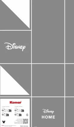 Komar Wandbild »Disney Lady and the Tramp Hello Tramp« Disney Set, 1 Stk. tlg. 50 x 70 cm (Breite x Höhe) - Kinderzimmer, Dekoration