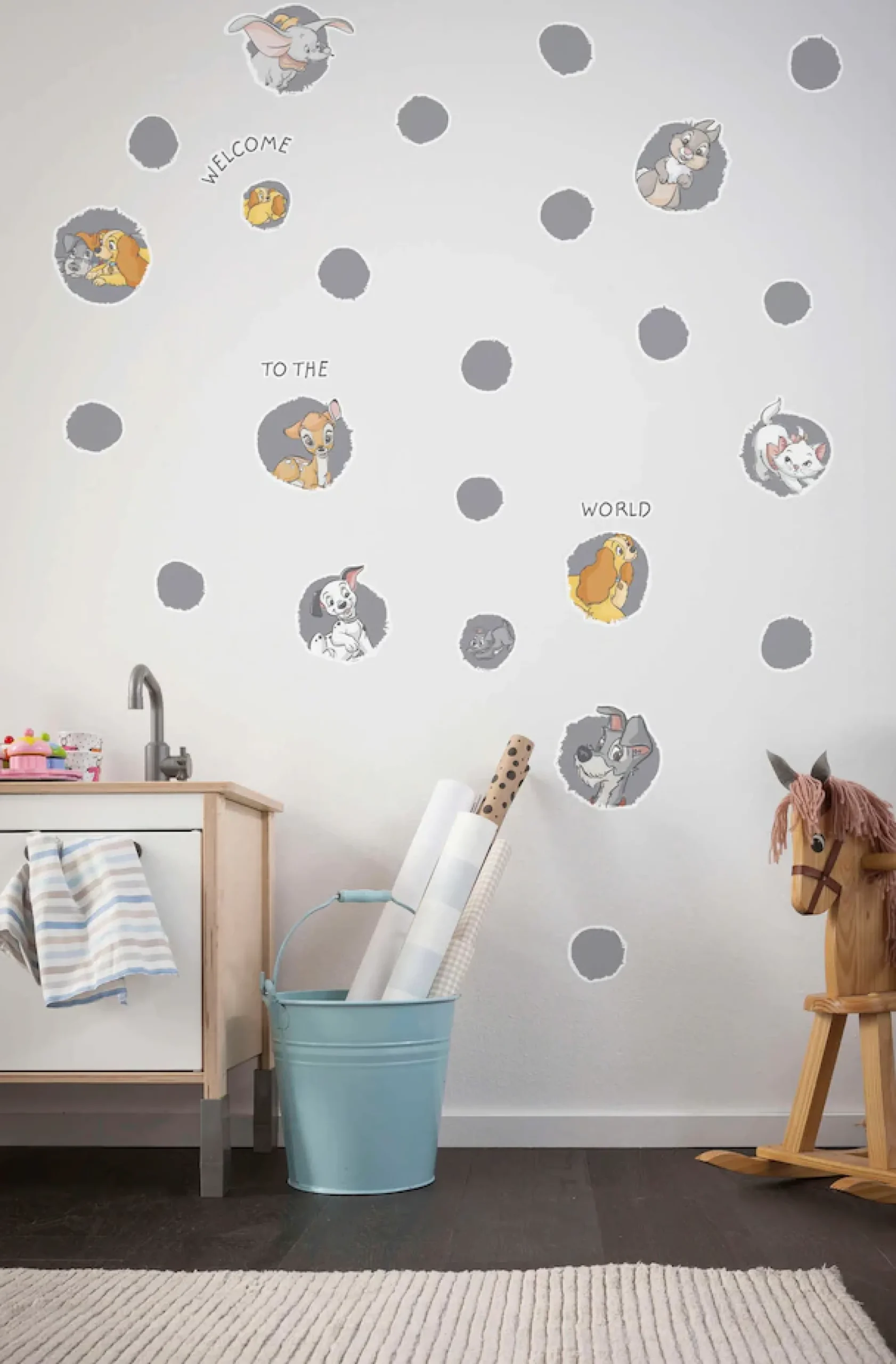 Komar Wandtattoo »A simple Start - Größe 100 x 70 cm« selbstklebend, Wandsticker, Kinderzimmer