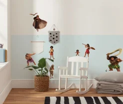 Komar Wandtattoo »Disney Moana 2 Family« 50 x 70 cm (Breite x Höhe) - Kinderzimmer, Wandsticker