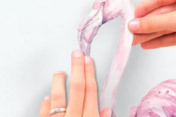 Komar Wandtattoo »Flamingo - Größe 50 x 70 cm« selbstklebend, Wandsticker