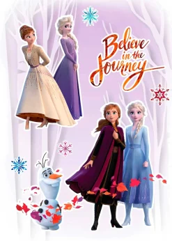 Komar Wandtattoo »Frozen 2 - Believe in the Journey - Größe 50 x 70 cm« selbstklebend, Wandsticker, Kinderzimmer