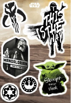 Komar Wandtattoo »Mandalorian Legend - Größe 50 x 70 cm« selbstklebend, Wandsticker, Kinderzimmer