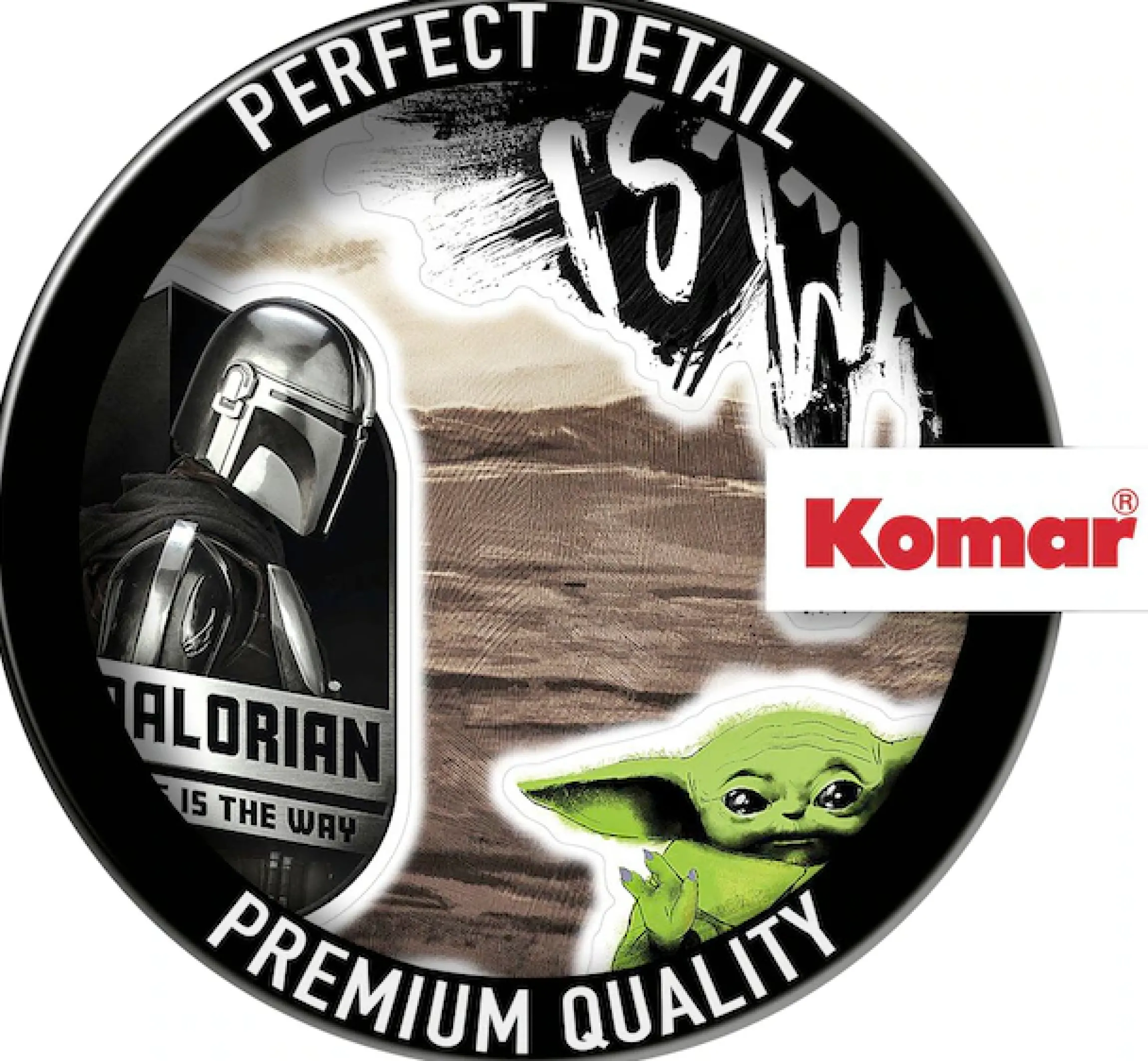 Komar Wandtattoo »Mandalorian Legend - Größe 50 x 70 cm« selbstklebend, Wandsticker, Kinderzimmer